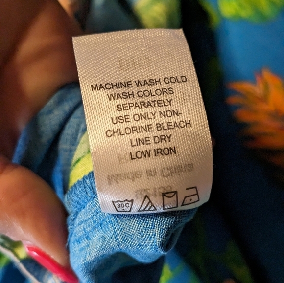 KS Island 3XL Hawaiian Mens Floral Short Sleeve Button Down Multicolor Shirt - Picture 6 of 6